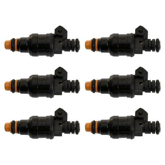 TRQ Fuel Injector Set Fits 1987-1990 Jeep Cherokee Comanche Wagoneer FIA63041