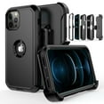 thumbnail image 3 of For iPhone 14 Pro Max /14 Pro/14 Plus/14 Shockproof Heavy Duty Defender Case with Belt Clip, 3 of 9