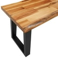 thumbnail image 5 of vidaXL Bench with Live Edge 140 cm Solid Wood Acacia, 5 of 5