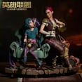 thumbnail image 2 of Figurine Officielle 1/6 League Of Legends Lol Vi & Jinx Modèle Statue Collection Jouet, 2 of 5