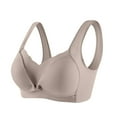 thumbnail image 2 of Vetsdori Pumping Nursing Bras for Women Breastfeeding Seamless Maternity Bras Soft Cozy Wireless Bralette Everyday Womens Bras Push up, 2 of 5