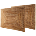 thumbnail image 3 of 2 Pcs Table Mats Non Slip Rattan Placemats Dining Table Heat Resistant Woven Place Mats Insulation Heat Resistant Mats, 3 of 10