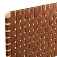 thumbnail image 4 of Headboard, Queen Size, Brown Natural, Vegan Leather, Bedroom, Modern Contemporary HB36761, 4 of 7