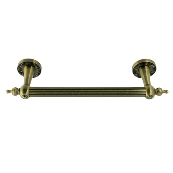 Kingston Brass DR710123 Templeton 12" x 1" O.D. Brass Decorative Grab Bar, Antique Brass