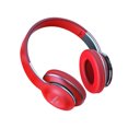 thumbnail image 3 of Bluetooth Headphones, 120H Playtime Headphones Wireless Bluetooth with 3 EQ Modes, Low Latency, Hands-Free Calls, Over Ear Headphones for Travel Home Office Cellphone PC(Red), 3 of 5