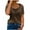 Brown-7, variant on ChaoHeng Blouses for Women Plus Size Summer for Women Tops Fashion Women's Summer V-Neck Casual Lace Patchwork Solid Caims Blouse Top