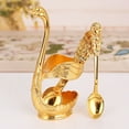 thumbnail image 4 of Metal Swan Dinnerware Set, Swan Base Holder Coffee Dinnerware Set Elegant Hand Crafted Easy Cleaning Innovative  For Home, 4 of 8