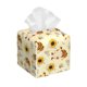 thumbnail image 1 of Balery Watercolor Bee Honey Honeycomb Bee Porta Pañuelos de Cuero con Estampado – Funda Moderna Cuadrada para Caja de Pañuelos, Dispensador 5x5x5'', 1 of 7