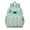 Greenish-blue-5, variant on Tropical Seahorse Students Backpack with Nautical Coastal Life Design, Cute Cartoon Underwater Plants and Shells Print, Marine Beach Theme for School and Travel
