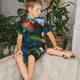 thumbnail image 4 of Balery Ice Blue Ocean Sea Turtle Conjunto de Pijama Infantil de Manga Corta con Estampado – Ropa de Dormir de Algodón Suave-Medium, 4 of 6