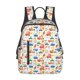 thumbnail image 1 of Easygdp Cartoon Transportation para Easygdp Yak - Mochila Casual Ligera y Resistente para Viaje y Senderismo para Hombres y Mujeres, 1 of 7