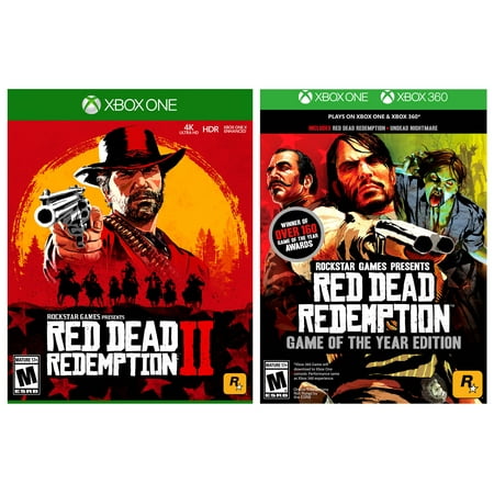 Red Dead Redemption 2 for Xbox One + Red Dead Redemption Game of the Year Edition for Xbox