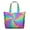 Colorful Tie Dye Pattern-1, variant on Colorful Tie Dye Pattern Large Weekend Travel Bag, Canvas Work Carry Tote with Zipper & Pockets, Airline Friendly for Women Men,22” X 12" X 18"