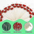 thumbnail image 4 of Fruit Picks Bamboo Picks Fruit suitable forks Artistic Toothpicks Cocktail Picks Sandwich Picks Decorative Cocktail Sticks, 4 of 5