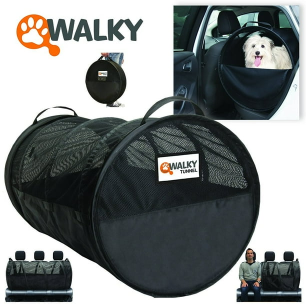 Walky Tunnel Pet Travel Tube, Car Kennel Crate, Automotive Pet