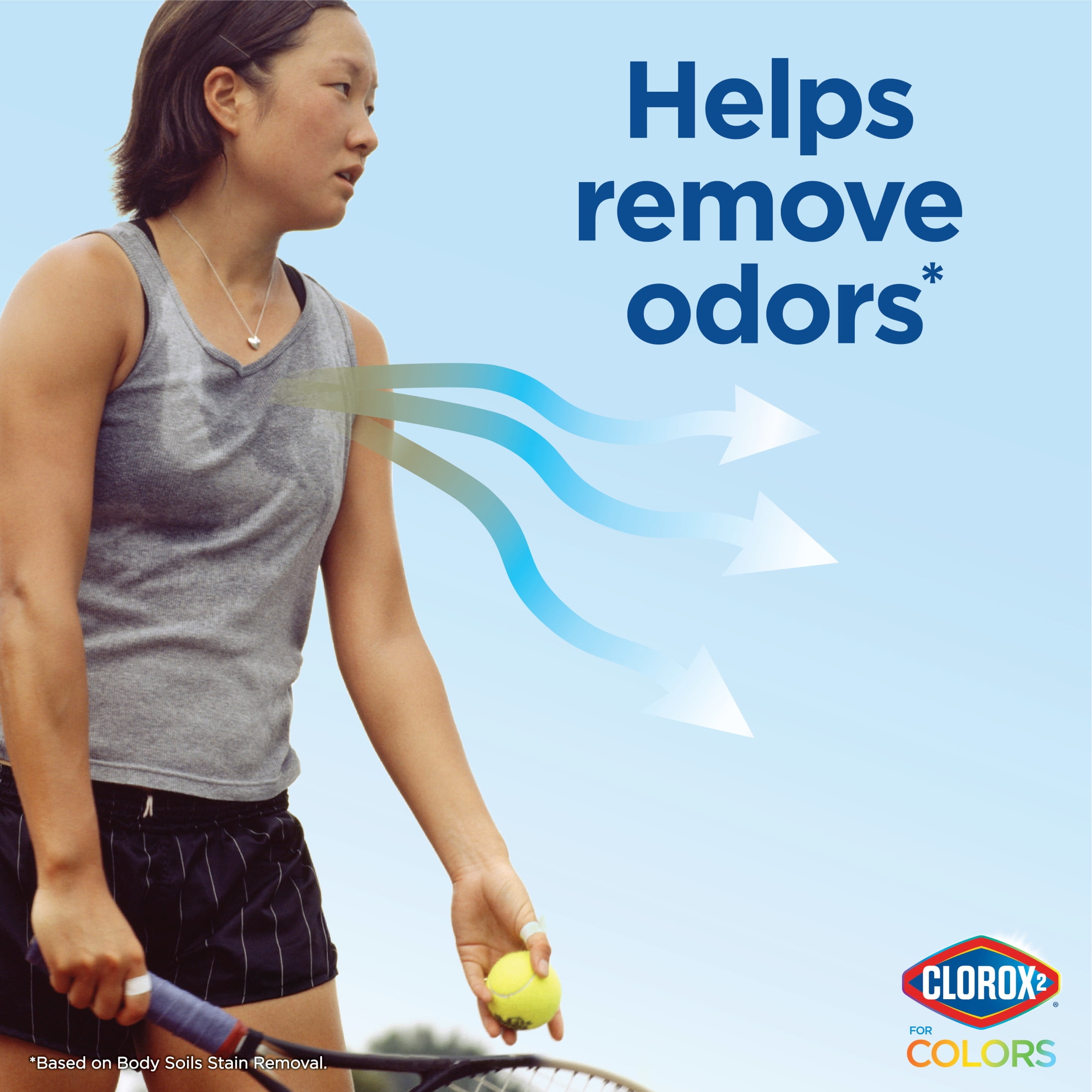 Clorox 2 for Colors Laundry Stain Remover and Color Booster Pods, Regular, 25.4 oz, 40 Count