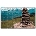 thumbnail image 1 of Picture-Tiles.com: Rocks Ceramic Tile Wall Mural WAL500933-53M. 30"W x 18"H using (15) 6" x 6" Ceramic Tiles-Satin Finish, 1 of 3