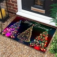 thumbnail image 4 of Nkmbld Christmas Front Door Mat, Christmas Floor Mat Holiday Decoration Entrance Hall Bedroom Living Room Delicate Edging Non Slip Foot Mat, 4 of 8