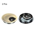 thumbnail image 4 of Cable Hole Cover, 2-3/8 Inch Zinc Alloy Desk Grommet for Wire Organizer, 2 Pcs (Bronze Tone), 4 of 4