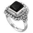 thumbnail image 3 of Natural Tektite Cab - Greek 925 Sterling Silver Ring s.8 Jewelry R-1124 SDR245892, 3 of 5