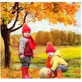 thumbnail image 3 of SJOLOON 10x10ft Autumn Backdrop Fall Leaves Photo Backdrop Vinyl Photography Background Studio Props 10590, 3 of 5