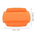 thumbnail image 3 of Unique Bargains 1 Pc Double Row Suction Cups Bath Pillow for Head and Neck Orange, 3 of 6