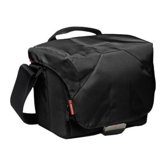Manfrotto Bella IV - Shoulder bag for digital photo camera with lenses - black - for Canon PowerShot ELPH 310, 510; Olympus SZ-11; Panasonic Lumix DMC-LS5; Lumix G DMC-GF3X