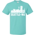 thumbnail image 3 of Inktastic Seattle Skyline Grunge T-Shirt, 3 of 5