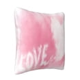 thumbnail image 2 of ZICANCN Pink Romantic Love Decorative Throw Pillow Covers, Bed Couch Sofa Decorative Knit Pillow Covers for Living Room Farmhouse 12"x12", 2 of 8