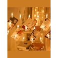 thumbnail image 2 of 1Pack Photo Clip String Lights 10/20/30/40Led Fairy Lights For Hanging Pictures Cards Light Clips Graduation Party Wedding Decor, 2 of 5