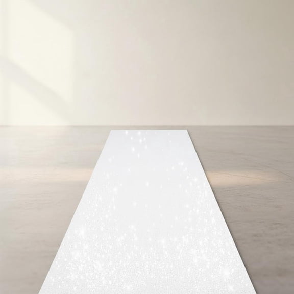 Wedding Aisle Runner White Sequin Carpet Runner for Party Sparkly Rug Indoor Outdoor