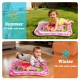 thumbnail image 6 of LotFancy Tummy Time Mat, Inflatable Baby Water Play Mat for Infants, Toddler 3 to 12 Months, Pink, 6 of 8