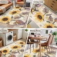 thumbnail image 5 of 3'x5' Area Rugs, Sunflower Indoor Outdoor Area Rug for Living Room Bedroom, Yellow Summer Botanical Farmhouse Flower Washable Bathroom Rugs Kitchen Floor Carpet Mats Home Decor Aesthetic, 5 of 8