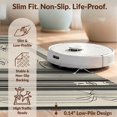 thumbnail image 6 of Design&I 5'x7' Washable Area Rug Sleek Flatweave Pet Friendly & Non-Slip Trash Word Decorative Featuring Faded Decorations Accessories for Small Living Room, Bedroom, 6 of 7