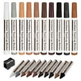 thumbnail image 1 of TIELUTT Wood Grain Color Replenish Pen Set: Scratch & Paint Fix Kit for Furniture & Flooring 5ML Drywall Tape Easy Scrapper Patching Plaster - Ceiling Texture Spray Can All Purpose Joint, 1 of 8