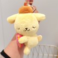 thumbnail image 1 of LLavero de Hello Kitty Sanrio Melody Kuromi, llaveros de felpa, colgante de pompón Cinnamoroll, Purin, juguetes para niños, regalos, 1 of 5