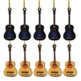 thumbnail image 1 of 10 instrumentos navideños en miniatura, modelo de guitarra DIY, adornos para árbol de Navidad., 1 of 7