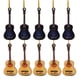 thumbnail image 1 of 10 Uds. De instrumentos en miniatura de Navidad, modelo de Mini guitarra DIY, decoraciones de guitarra para árbol de Navidad, 1 of 4