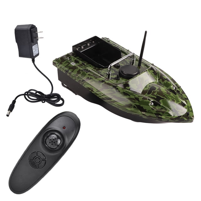 Barco de cebo para pesca con control remoto inalámbrico RC 600 m Nikou buscador de peces con luz LED nocturna