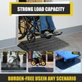 thumbnail image 4 of 4 inch Rise Height Rubber Threshold Ramp,ramps for wheelchairs for Home,Portable Wheelchair ramp,Handicap ramp,Threshold ramps for doorways for Scooters, 4 of 11