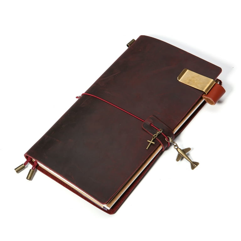 Refillable Notebook Pen Thermos Men Farther Gift Set Leather