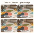 thumbnail image 7 of ODIKA 4'x6' Multicolor Geometric Mid-Century Geometry Washable Area Rug Retro Abstract Design with Modern Flair for Bedroom, Reading Nook, Pet Friendly & Non-Shedding, 7 of 7