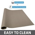 thumbnail image 2 of Drymate Dog Crate Mat Liner, Absorbs Urine, Waterproof, Non-Slip, Washable Puppy Pee Pad For Kennel Training - Use Under Pet Cage to Protect Floors, Thin Cut To Fit Design (Taupe)(29”x48”), 2 of 6