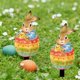 thumbnail image 5 of Easter Bunny Garden Stakes Outdoor Decorations, Easter Egg Yard Art Spring Lawn Ornaments, Dwarf Figurines Patio Decor, Holiday Party Supplies, Festive Ground Insertion Decor for Courtyard Festival, 5 of 7