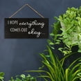 thumbnail image 4 of JennyGems Funny Bathroom Signs, Farmhouse Bathroom Decor, I Hope Everything Comes Out Okay, Funny Bathroom Decor, Guest Bathroom Wall Art, Made in USA, 4 of 8