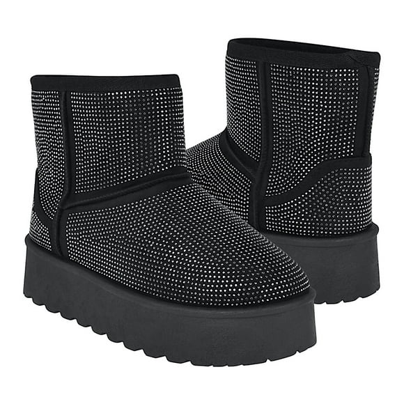 BOTINES DE INVIERNO DAMA STYLO 26430 SUEDE NEGRO