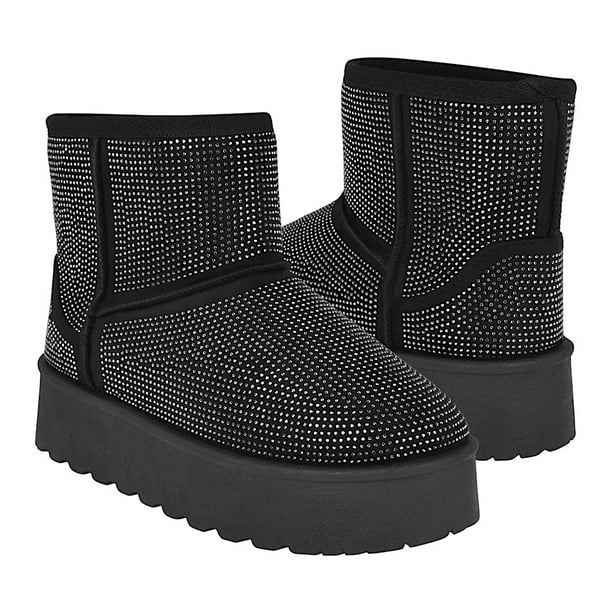 BOTINES DE INVIERNO DAMA STYLO 26430 SUEDE NEGRO