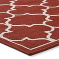 thumbnail image 3 of Noble House Tapis d'Extérieur Thornhill 3 Pieds 3 Pouces x 5 Pieds en Rouge et Ivoire, 3 of 6