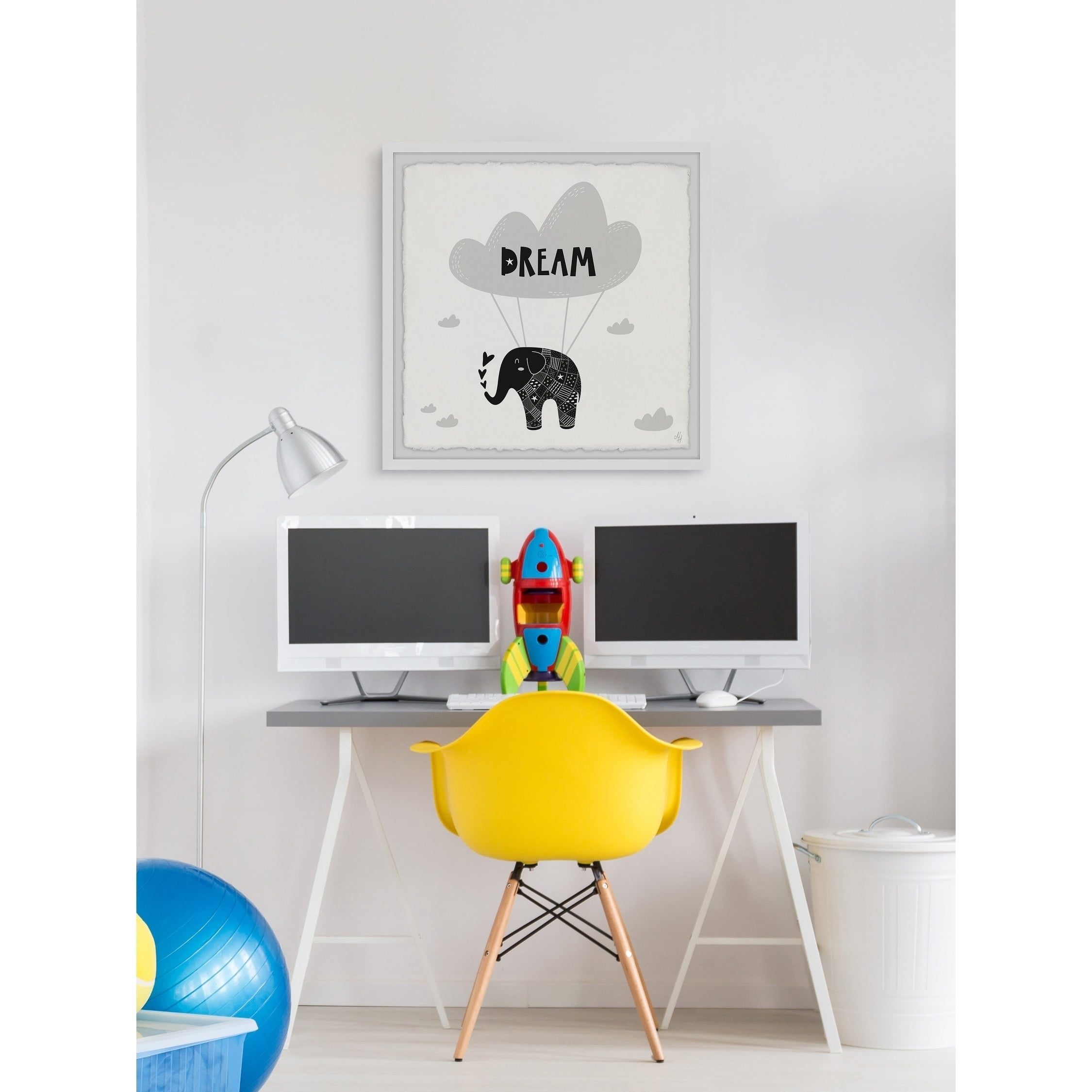 Marmont Hill Elephants Dream Framed Wall Art