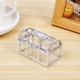 thumbnail image 4 of Transparent Plastic Pirate Treasure Box Crystal Gem Candy Box Storage Organizer Chest Box Treasure Jewelry Box, 4 of 8